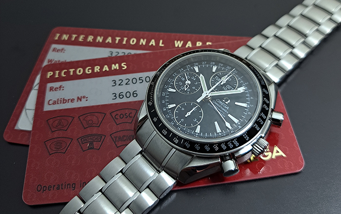 Omega Speedmaster Day-Date Chronograph Wristwatch Ref. 3220.50